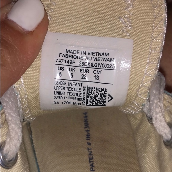 Teal Converse - Picture 6 of 6